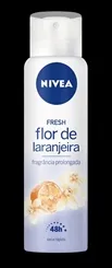 Desodorante Feminino Nivea Fresh flor de laranjeira, aerosol, 150mL