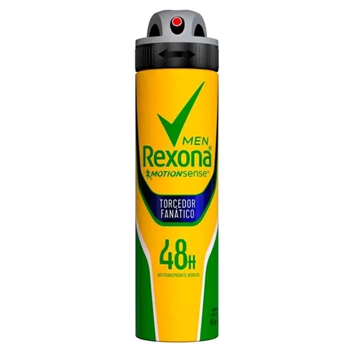 Desodorante Masculino Rexona Motionsense torcedor fanático, aerosol, 150mL