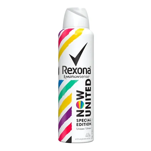 Desodorante Unisex Rexona Motionsense now united, aerosol, 150mL
