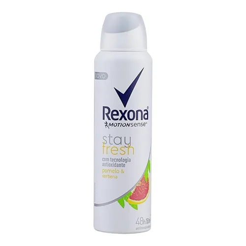Desodorante Feminino Rexona Motionsense pomelo e verbena, aerosol, 150mL
