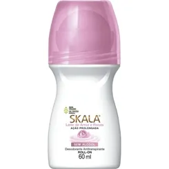 Desodorante Skala leite de arroz e rosas, roll-on, 60mL