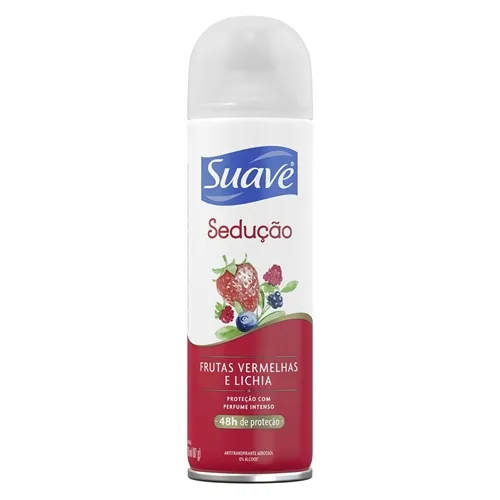 Desodorante Feminino Suave frutas vermelhas e lichia, aerosol, 150mL