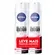 Desodorante Feminino Nivea Invisible For Black & White clear, aerosol, 91g + 50% desconto 2ª unidade