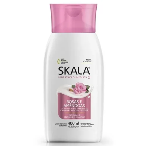 Loção Hidratante Skala Rosas e Amêndoas 400ml