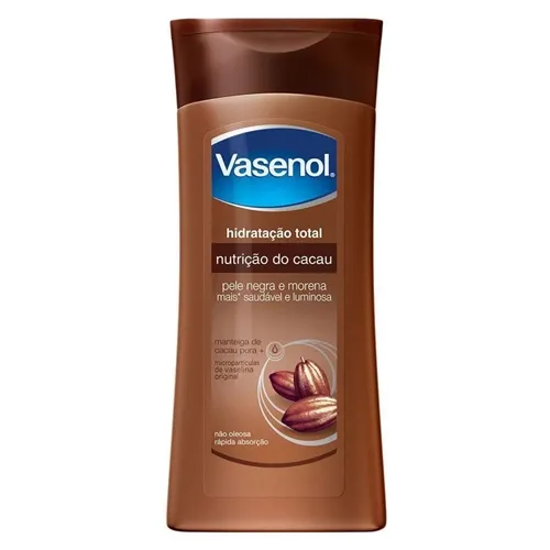 Hidratante Corporal Vasenol Hidratação Total Nutrição do Cacau 200mL