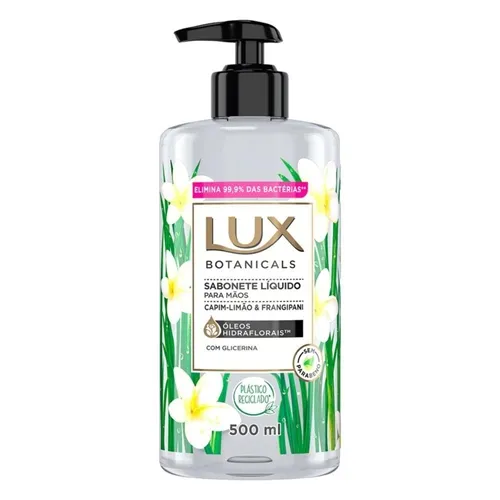 Sabonete Líquido Lux Botanicals Capim Limão & Frangipani 500ml