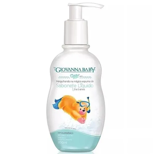 Sabonete Líguido Giovanna Baby Giby Azul 200ml