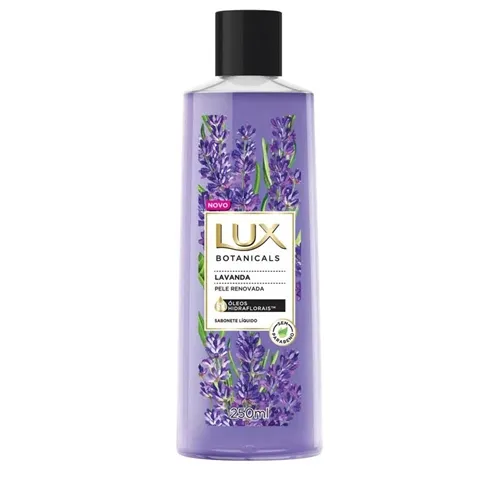 Sabonete Lux Botanicals lavanda, líquido, 250mL