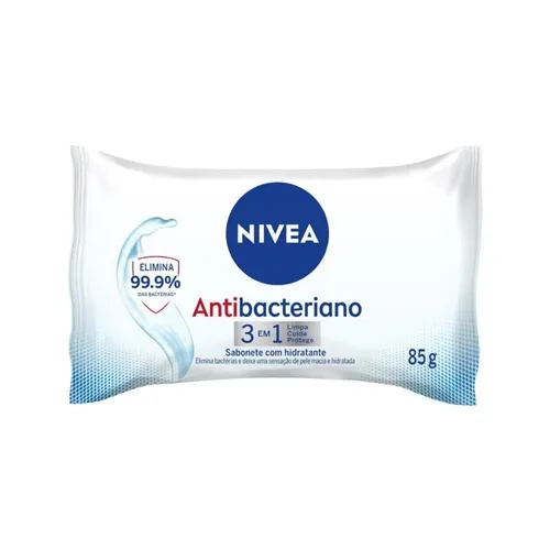 Sabonete em Barra Nivea Antibacteriano 3 em 1 85g