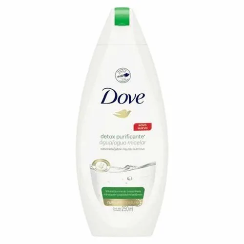 Sabonete Dove Detox Água Micelar líquido, 250mL