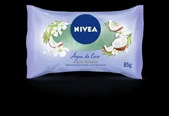 Sabonete Glicerinado Nivea água de coco e óleos essenciais, barra, 85g