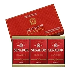 Sabonete Senador Classic barra, 130g, 3 unidades