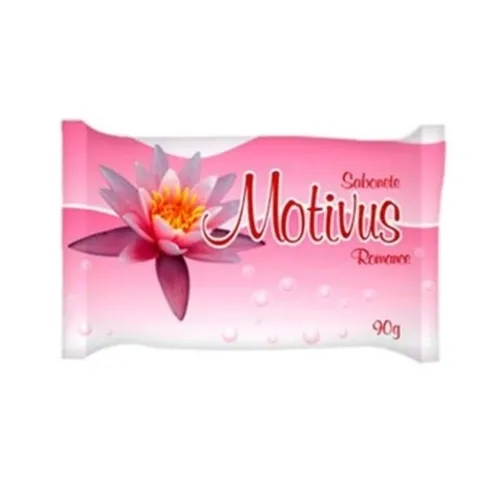 Sabonete Motivus romance, tradicional, barra, 90g