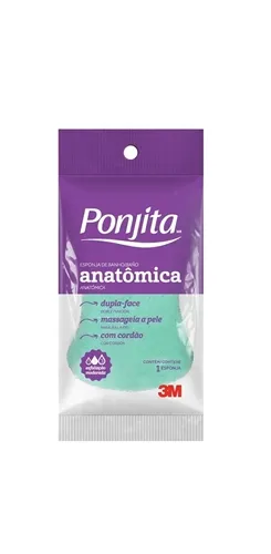 Esponja de Banho Anatômica Ponjita sortidos, 1 unidade
