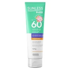 Protetor Solar Sunless Kids loção, FPS 60, 120g