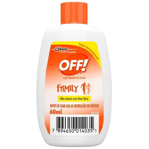 Repelente Off! Family loção, 60mL