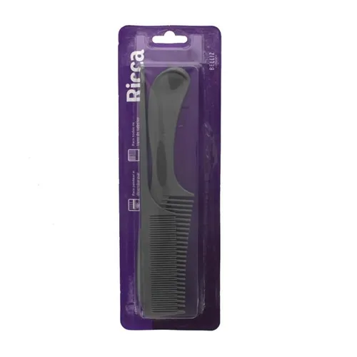 Conjunto Pente de Cabelo Ricca 2 Unidades, pente grande e pente de cabo fino