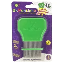 Dr. Pentinho Pente Fino de Aço Inoxidável 1 unidade