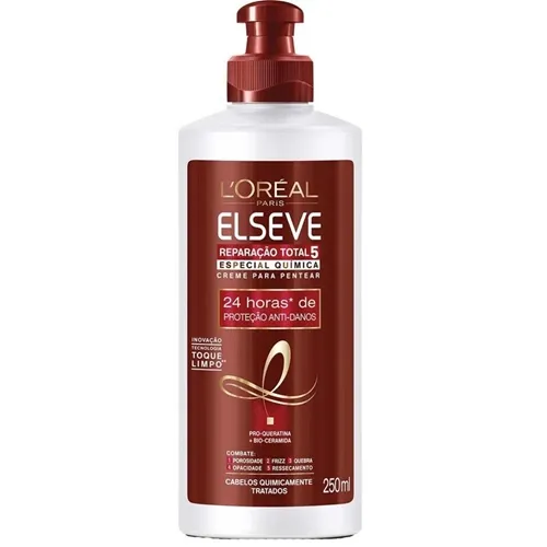 Creme de Pentear Elseve Reparação Total 5 Especial Química 250mL