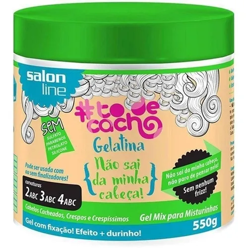 Gelatina Salon Line Tô de Cacho Não Sai da Minha Cabeça 550g