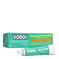 Vodol 20mg/g, caixa com 1 bisnaga com 28g de creme de uso dermatológico