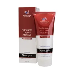 Hidratante Corporal Neutrogena Norwegian Intensivo sem fragrância, 200mL