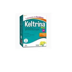 Keltrina Plus 50mg/mL, caixa com 1 frasco com 60mL de loção de uso dermatológico