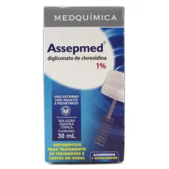 Assepmed 1mg/mL,, frasco com 30mL de solução de uso dermatológico