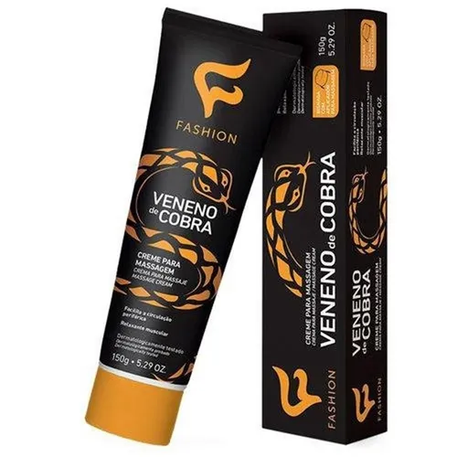 Creme de Massagem Fashion Veneno de Cobra 150g