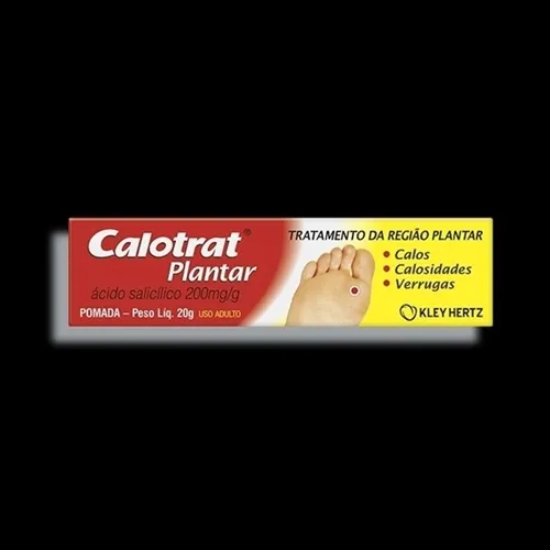 Calotrat Plantar 200mg/g, caixa com 1 bisnaga com 20g de pomada de uso dermatológico
