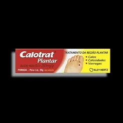 Calotrat Plantar 200mg/g, caixa com 1 bisnaga com 20g de pomada de uso dermatológico