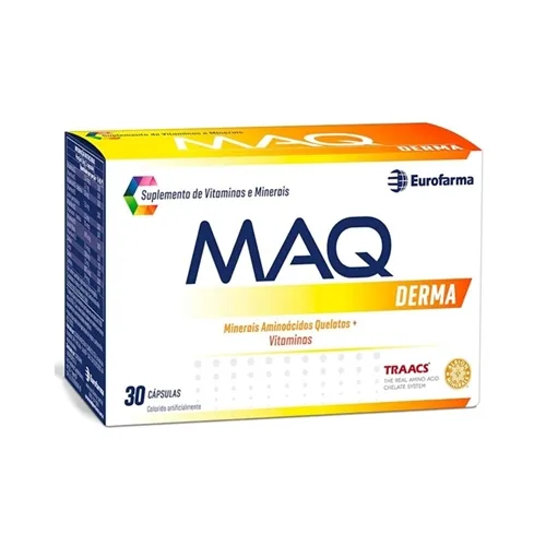 MAQ Derma frasco com 30 cápsulas