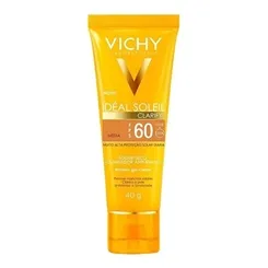 Protetor Solar Vichy Ideal Soleil Clarify extra claro, FPS 60, 40g