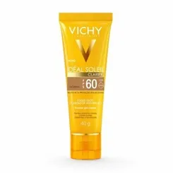 Protetor Solar Vichy Ideal Soleil Clarify moreno, FPS 60, 40g