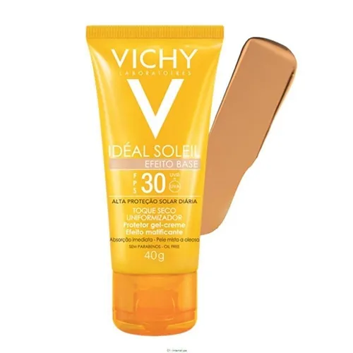Protetor Solar Capital Soleil Toque Seco Vichy FPS 30, sem cor, 40g