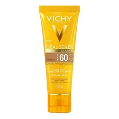 Protetor Solar Vichy Ideal Soleil Clarify claro, FPS 60, 40g
