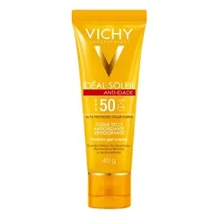 Protetor Solar Vichy Idéal Soleil Anti-idade FPS 50, 40g