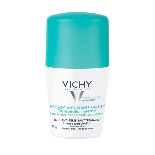 Desodorante Vichy Deo Dermatológico 48h, roll-on, 50mL