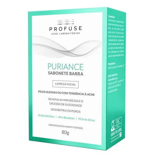 Sabonete Facial Profuse Puriance barra, 80g