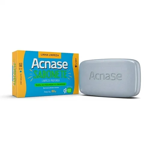 Sabonete Acnase Limpeza limpeza profunda, barra, 80g