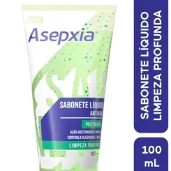 Sabonete Asepxia limpeza profunda, líquido, 100mL