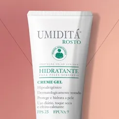 Creme Gel Hidratante Umiditá Rosto FPS 25, 50mL