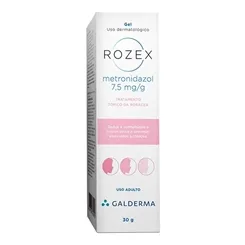 Rozex 0,75PCC, caixa com 1 bisnaga com 30g de gel de uso dermatológico