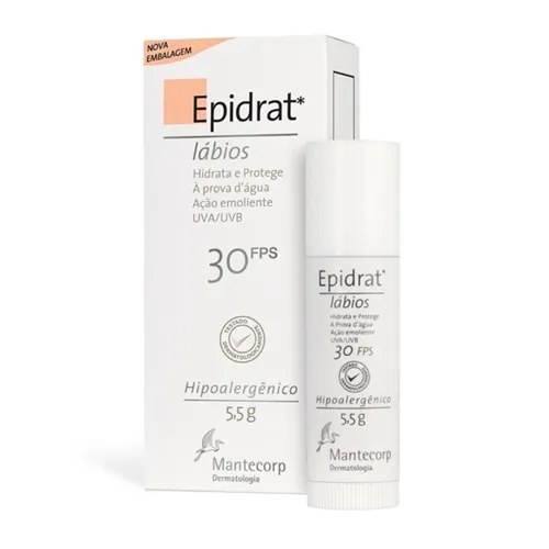 Protetor Solar Epidrat Lábios FPS 30 com 5,5g