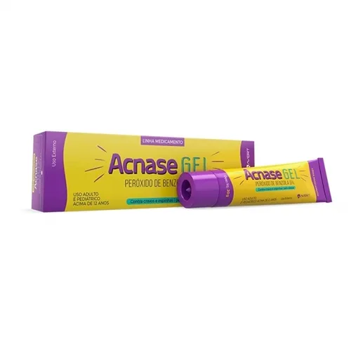 Acnase Gel 50mg/g, bisnaga com 20g de gel de uso dermatológico