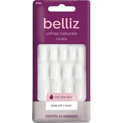 Unhas Belliz oval, 24 unidades