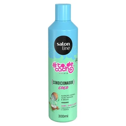Condicionador de Coco Tô de Cacho Desembaraço Apaixonante Salon Line 300mL