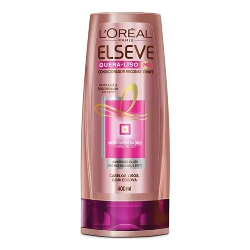 Condicionador Elseve Quera-Liso MQ 400mL