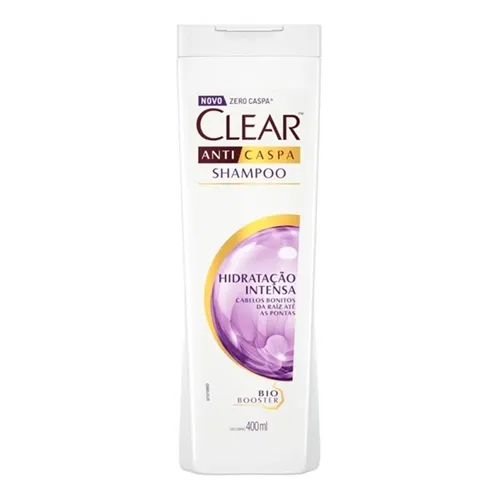 Shampoo Anticaspa Clear Women Hidratação Intensa 400mL