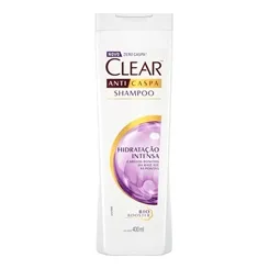 Shampoo Anticaspa Clear Women Hidratação Intensa 400mL